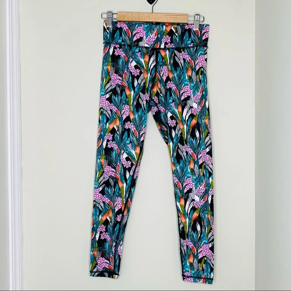 Revolve MINKPINK Move Tropical Floral Print Leggings Small - Picture 2 of 9